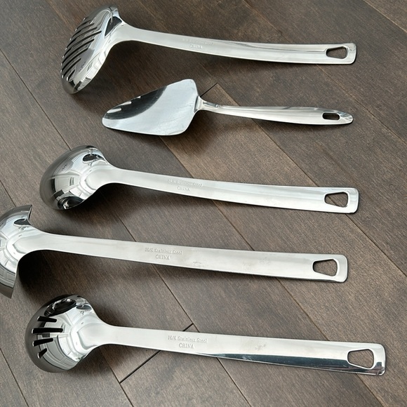 Kitchen Cooking Utensil Set, Stainless Steel High Quality Tools, Food Prep, 5 - Picture 4 of 4